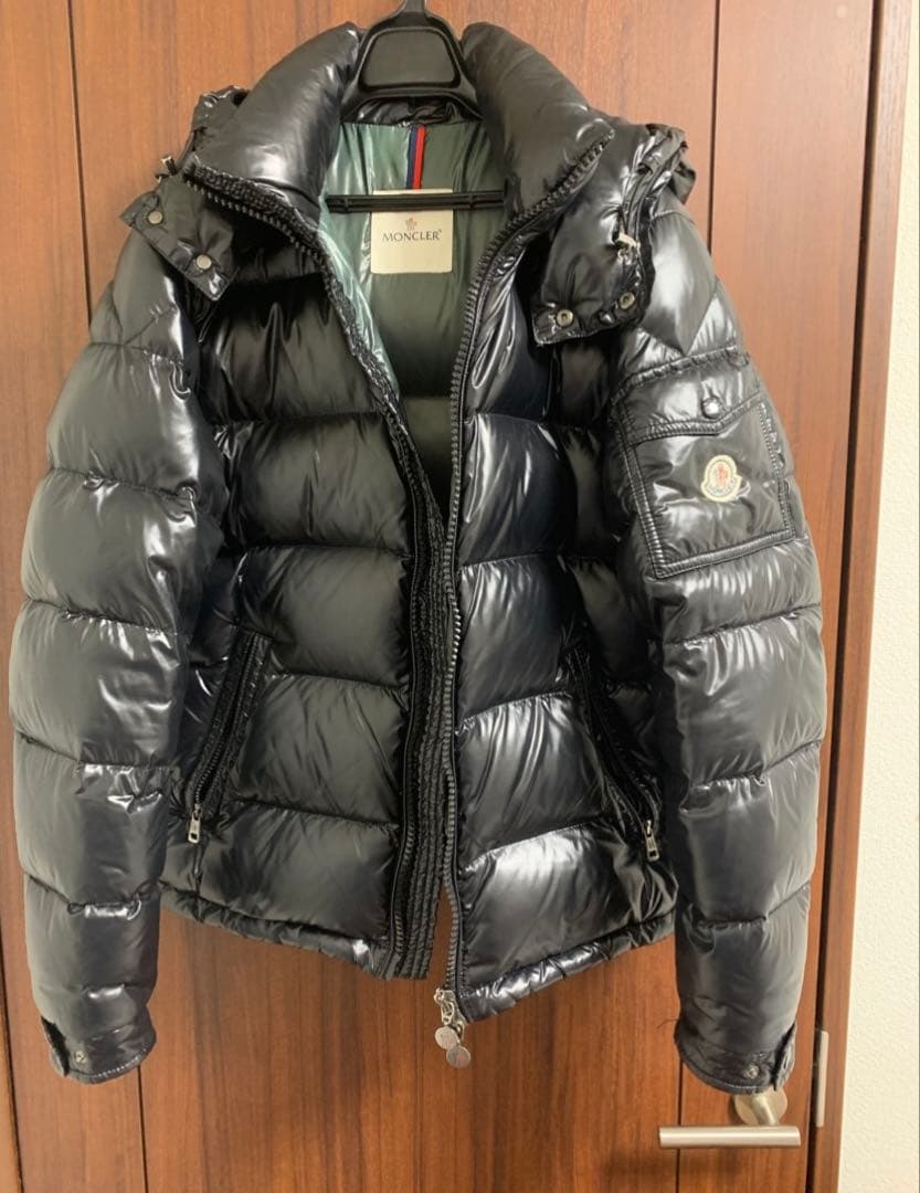 MONCLER MAYA モンクレール マヤ 黒 ダウンジャケット サイズ1
