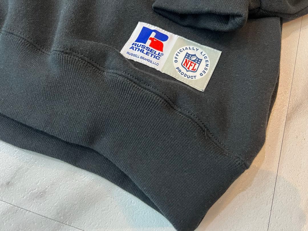 新品NFL RAIDERS コラボRussell ラッセル黒レイダース2XL