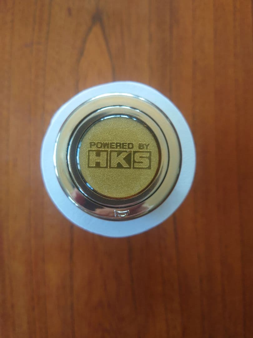 希少！HKSゴールドホーンボタン&OBAウッドステアリング