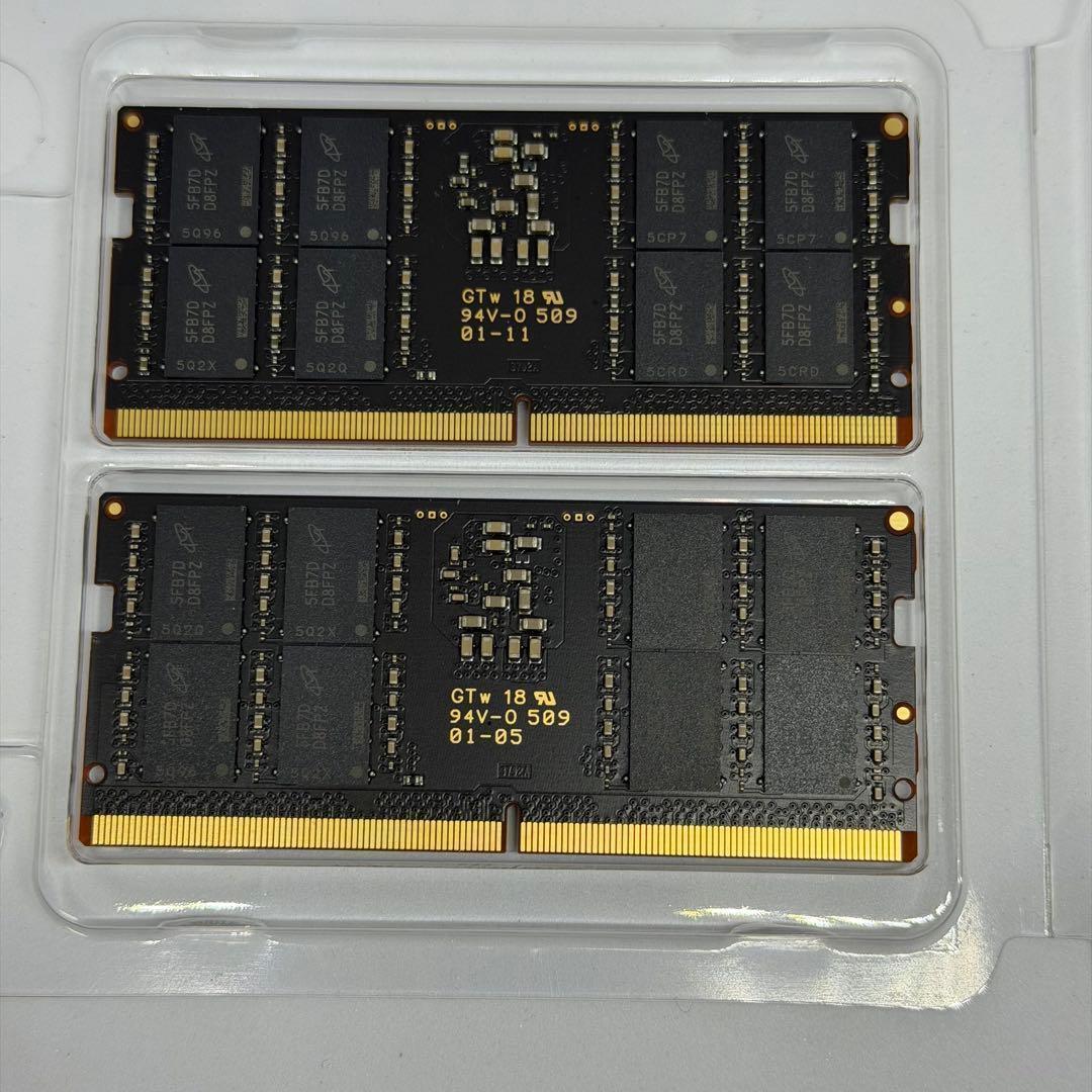 Crucial DDR5-5600 128GB (64GB×2枚) SODIMM