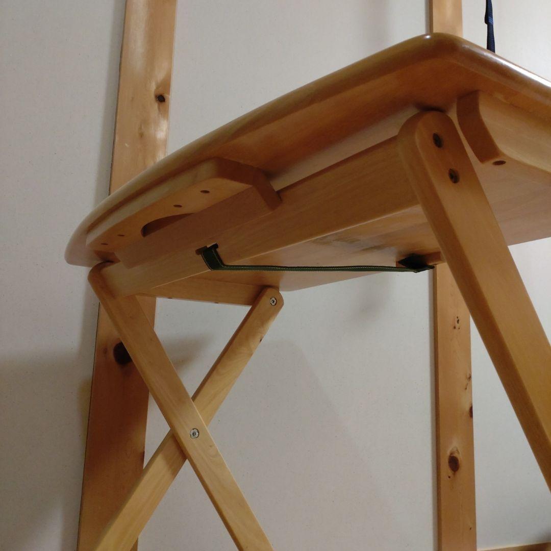 木製　折りたたみ机