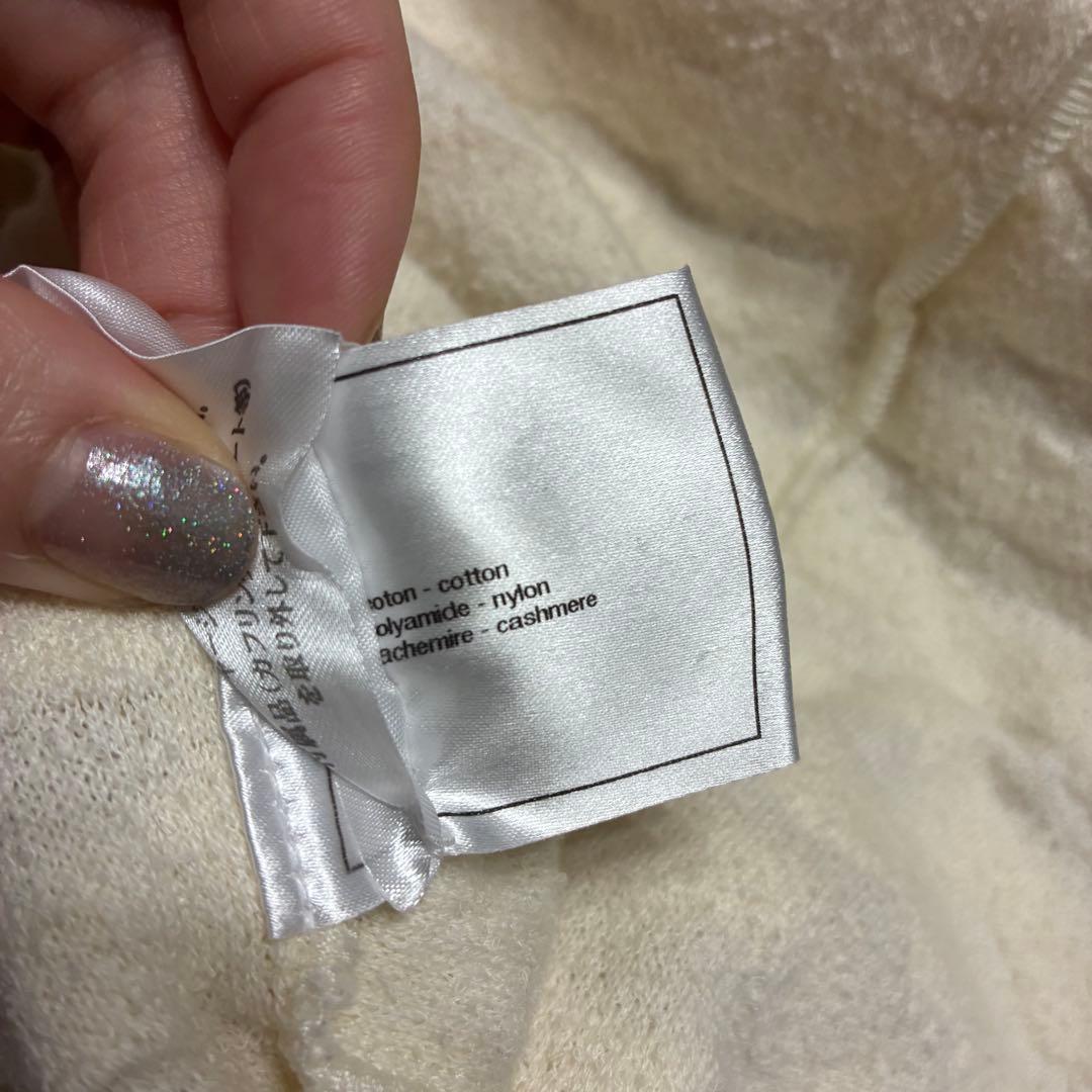 CHANEL シャネル パイル地 コットン ワンピース ココボタン