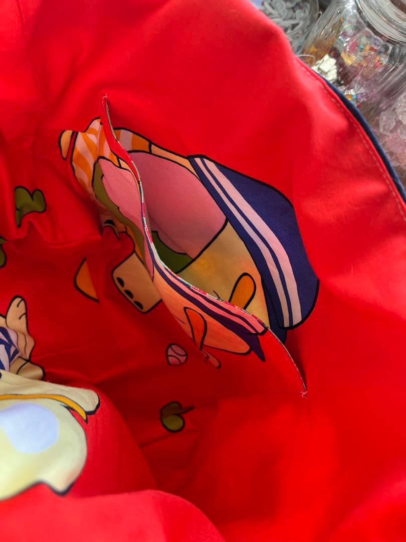 昭和レトロ生地使用 トートバッグ