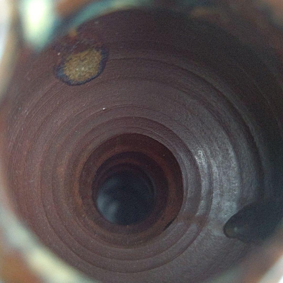 高取花入 鬼丸壁山 茶道具