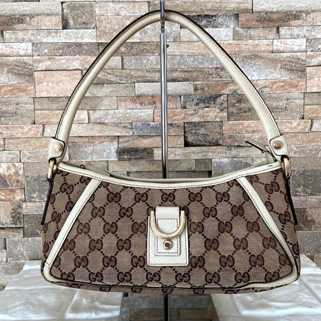 【人気】GUCCI　グッチ　アビー　GGキャンバス　ワンショルダーバッグ　y2k