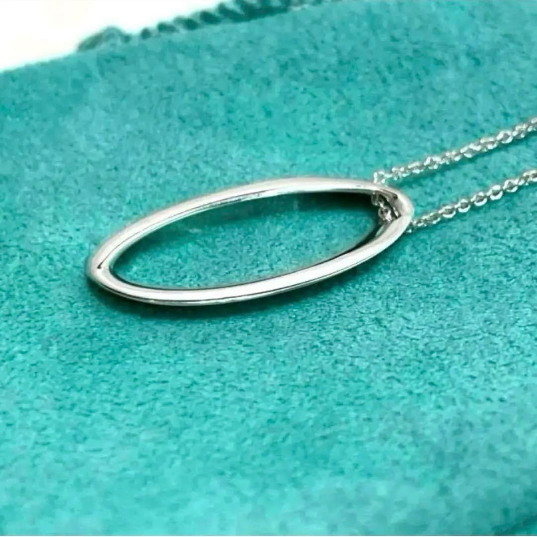 【極美品】ティファニー　オープンサークルネックレス　希少　925