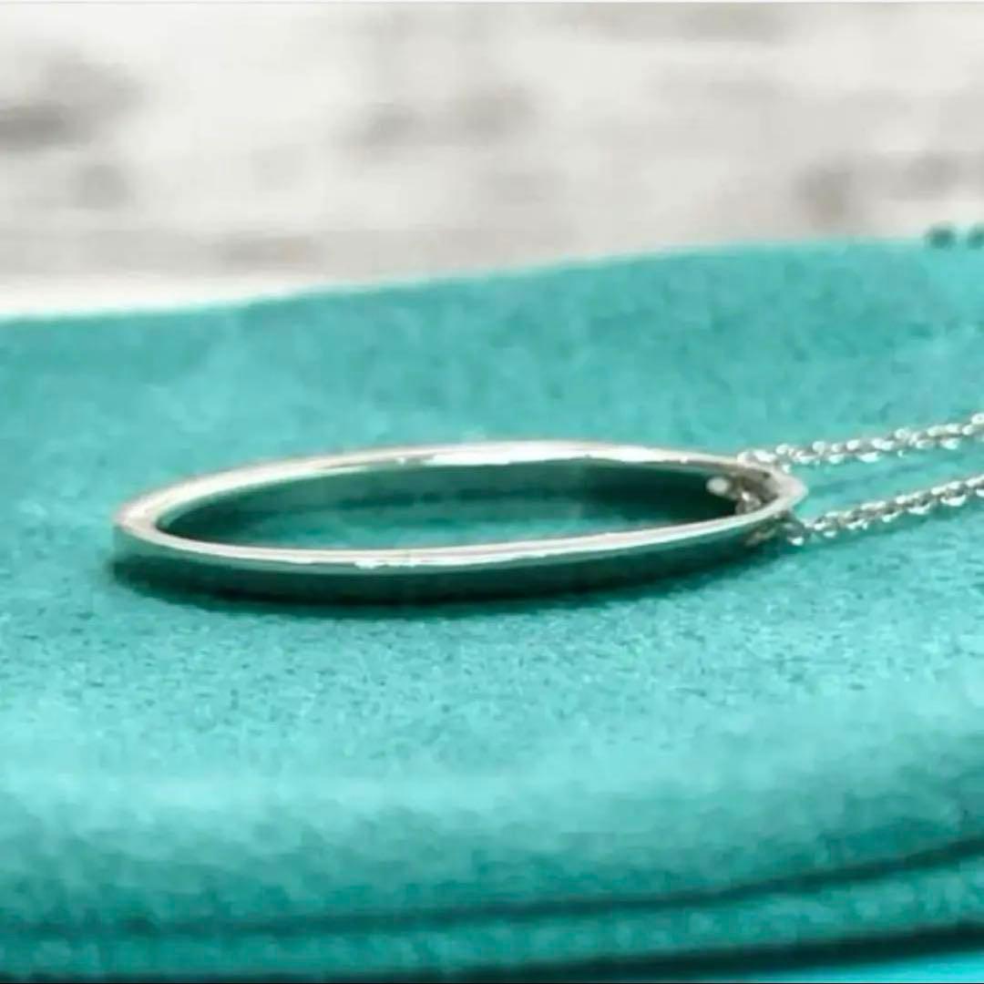 【極美品】ティファニー　オープンサークルネックレス　希少　925