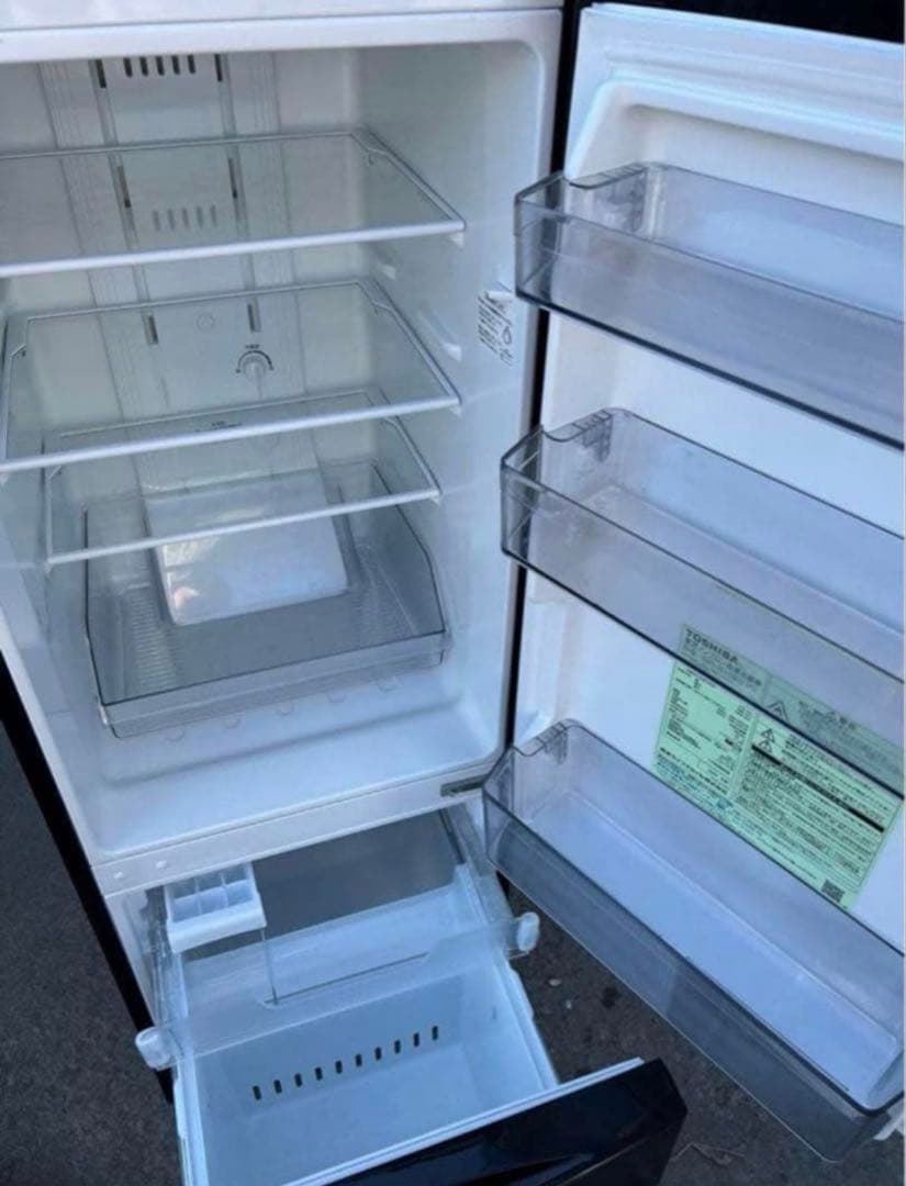 【高年式】2020年式 153L 2ドア冷蔵庫 東芝 GR-R15BS(K)