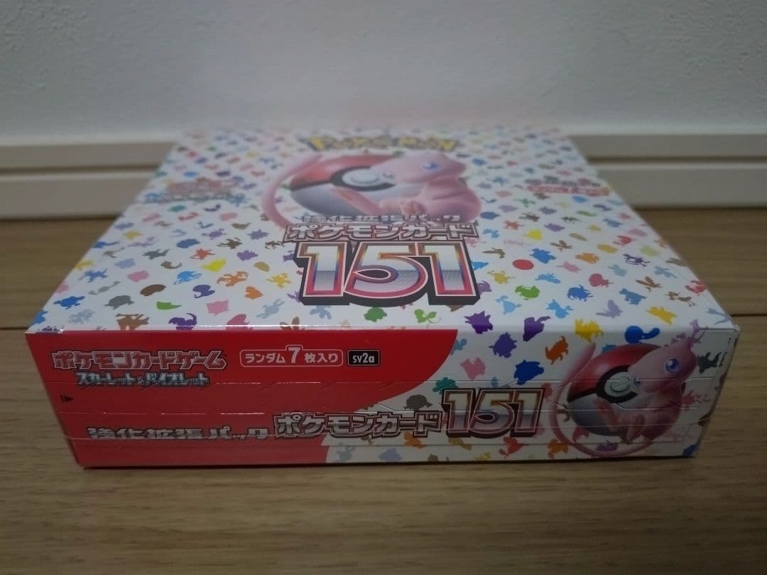 【未開封】ポケモンカード 151 BOX シュリンク付き 4