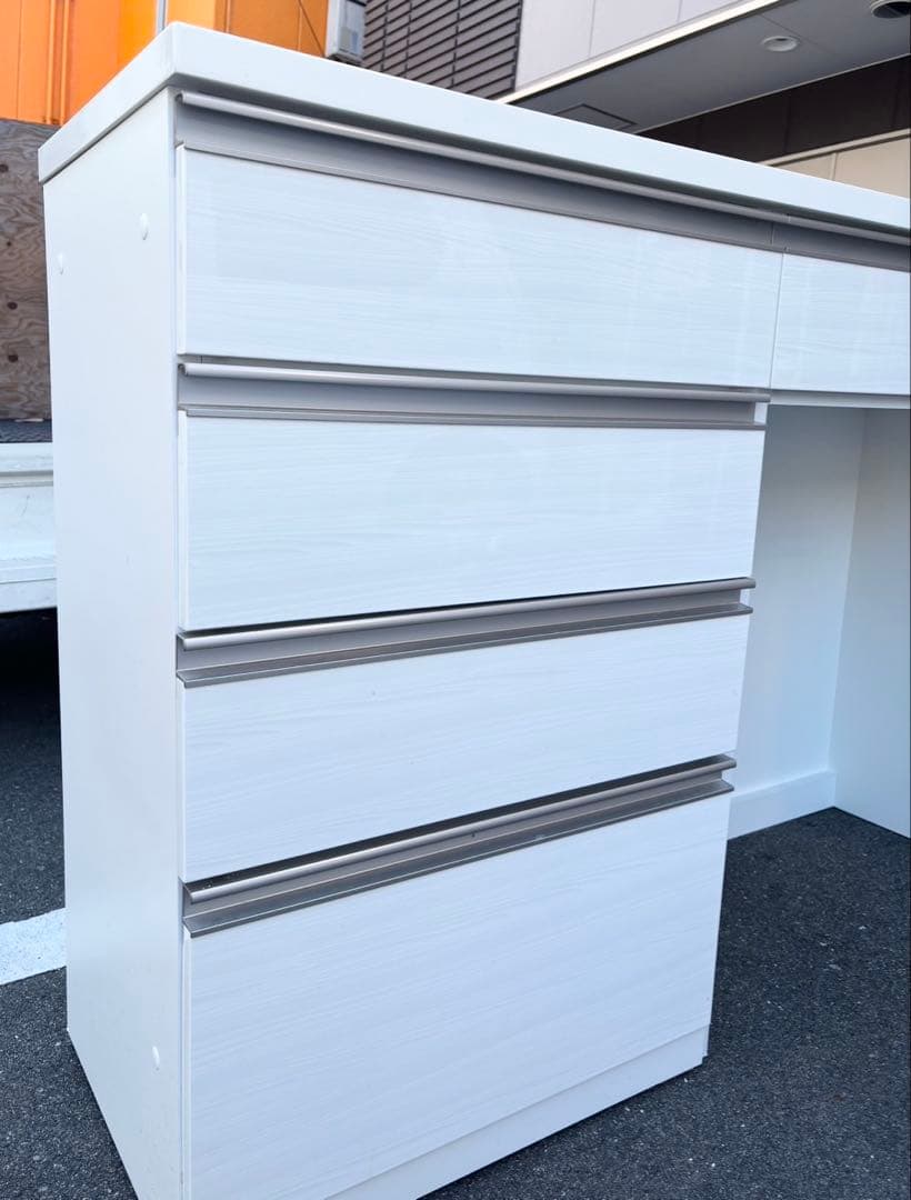 【最終値引き】ニトリ リガーレ 食器棚 キッチンカウンター 140cm ホワイト