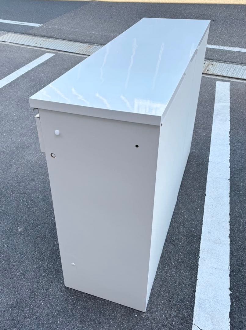 【最終値引き】ニトリ リガーレ 食器棚 キッチンカウンター 140cm ホワイト