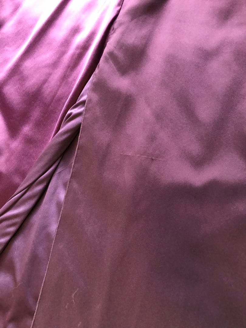 タダシショージ　ドレス　ロング　パープル　美品