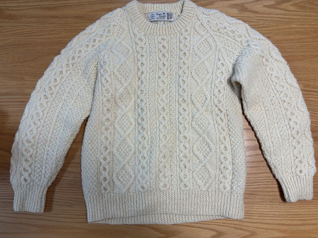 Athena Designs アテナデザイン　ニット　セーター　インバーアラン