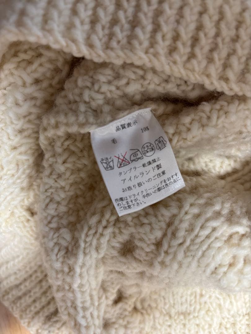 Athena Designs アテナデザイン　ニット　セーター　インバーアラン