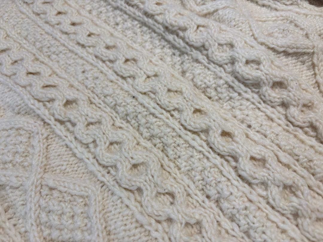 Athena Designs アテナデザイン　ニット　セーター　インバーアラン