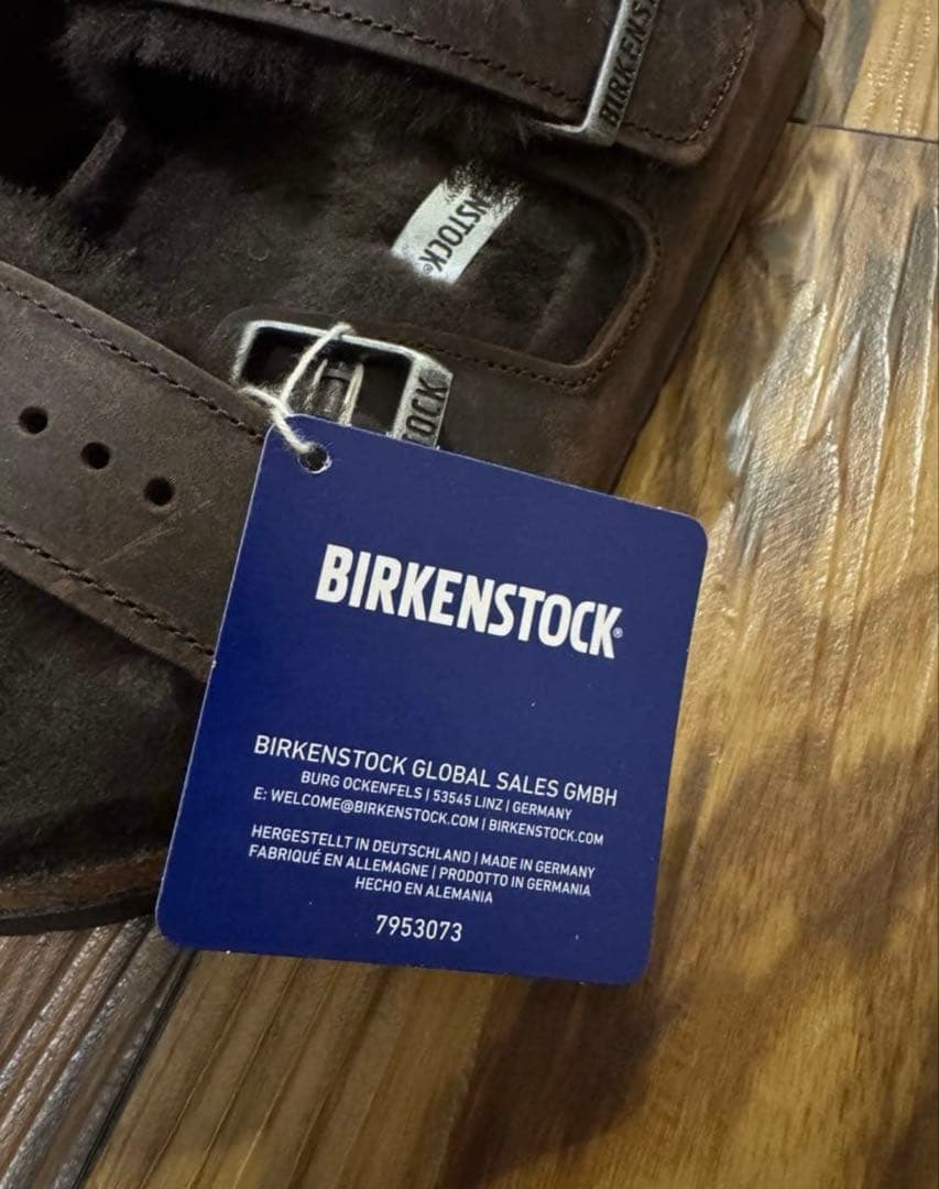ビルケンシュトック アリゾナ ハバナ ファー サンダル オイルヌバック ボストン