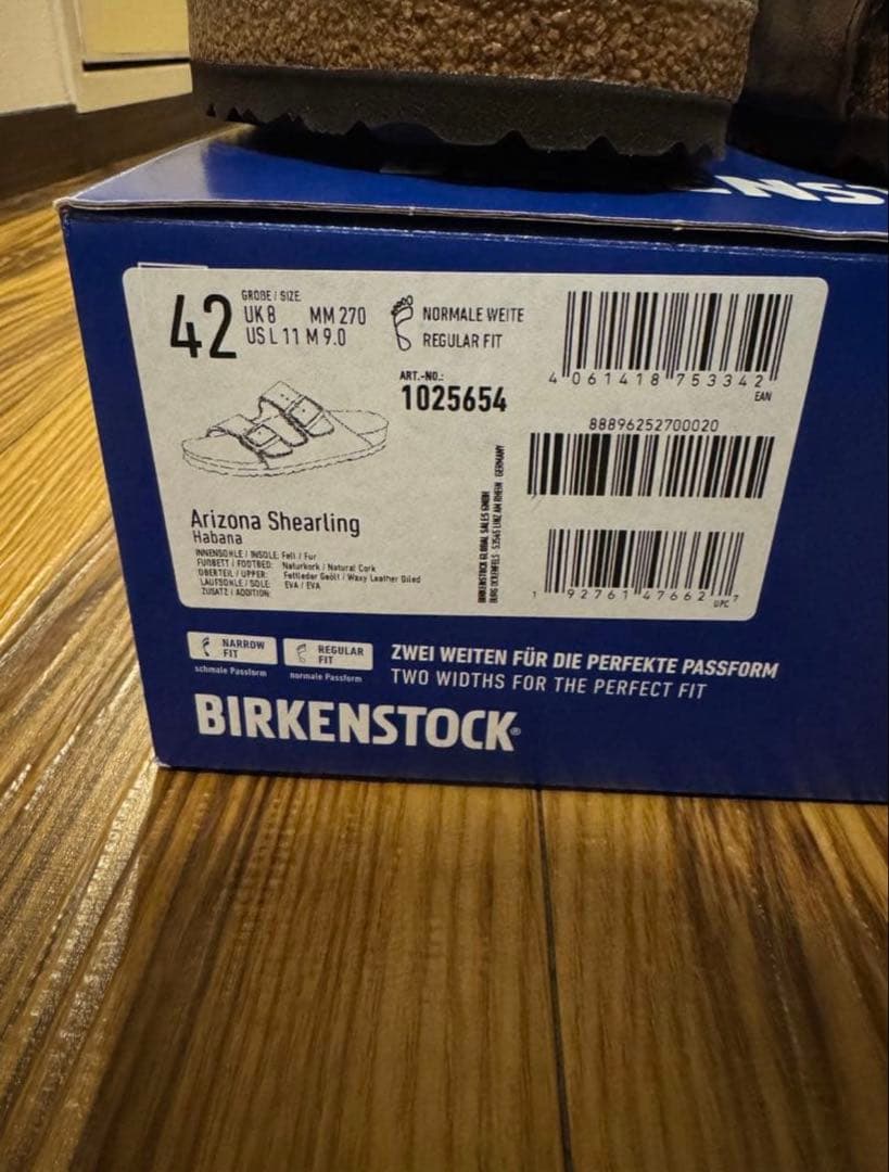 ビルケンシュトック アリゾナ ハバナ ファー サンダル オイルヌバック ボストン