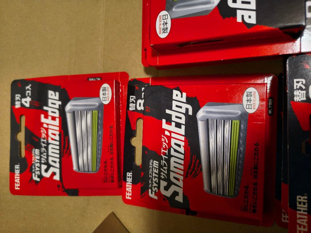 新品 FEATHER Samurai Edge 替刃 8個入り 10箱セット