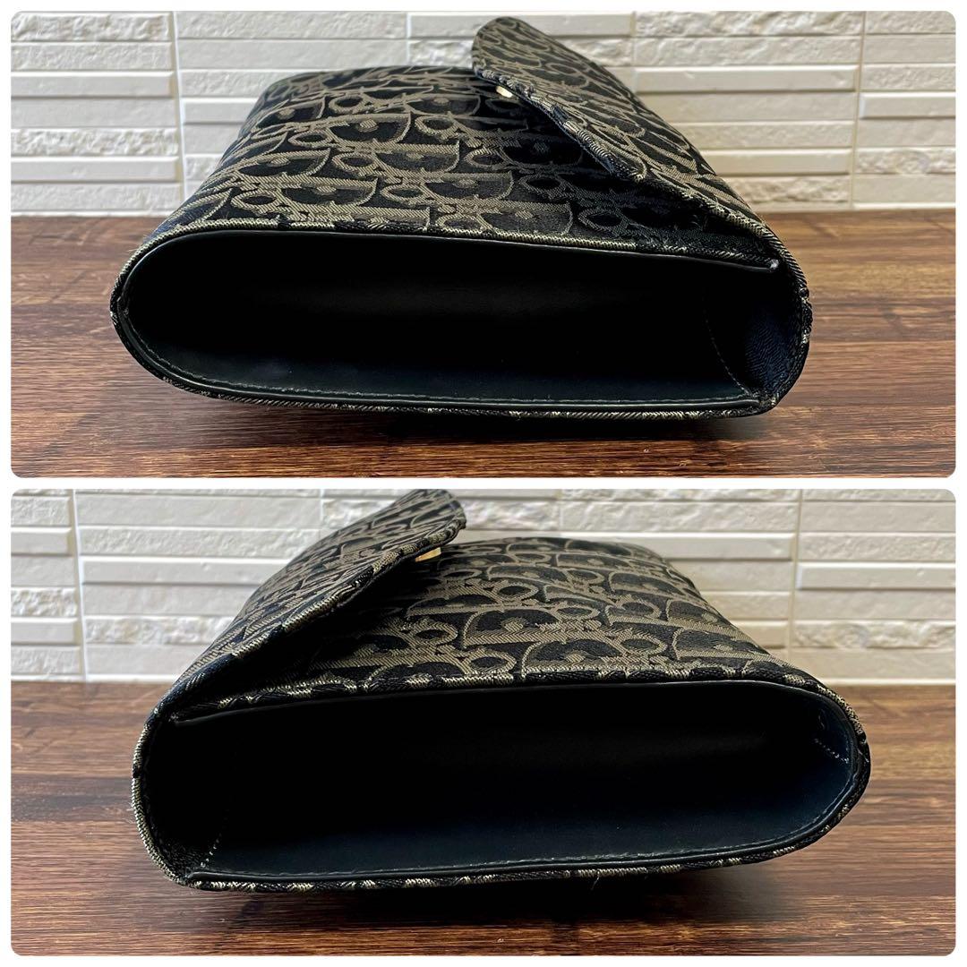 ディオール Dior トロッター クラッチ バッグ ポーチ セカンド ナイロン.