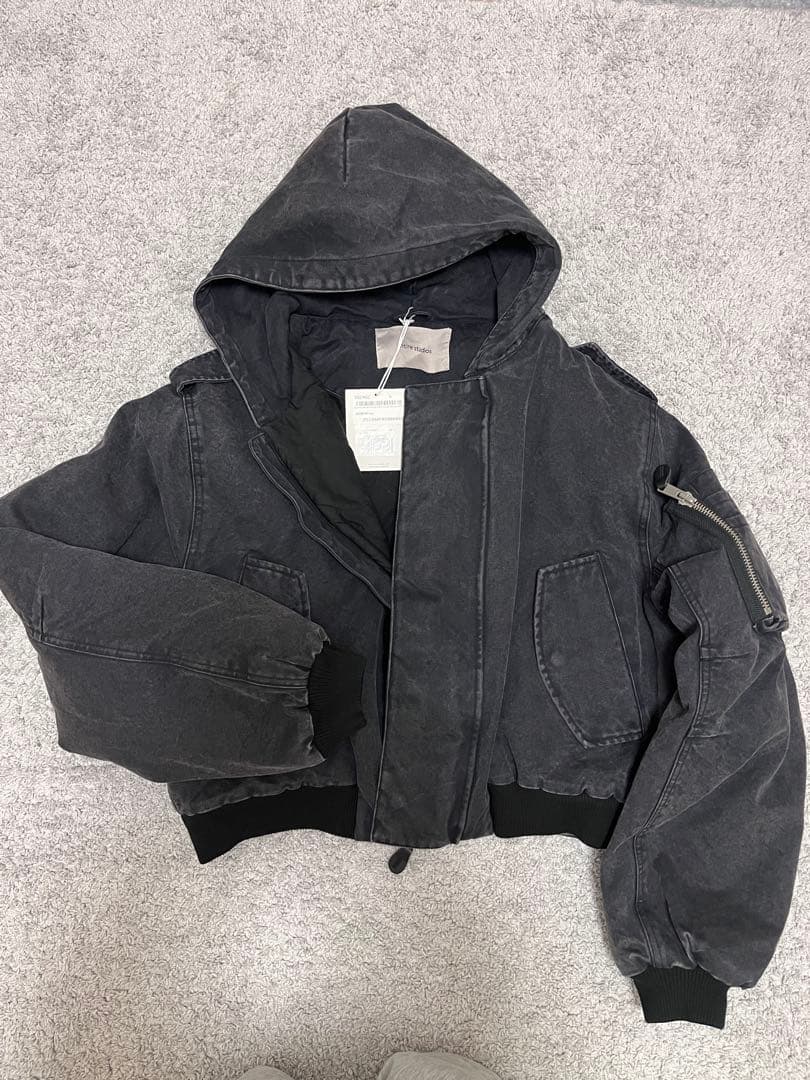 entire studios ブラック W2 ボンバージャケット Sサイズ