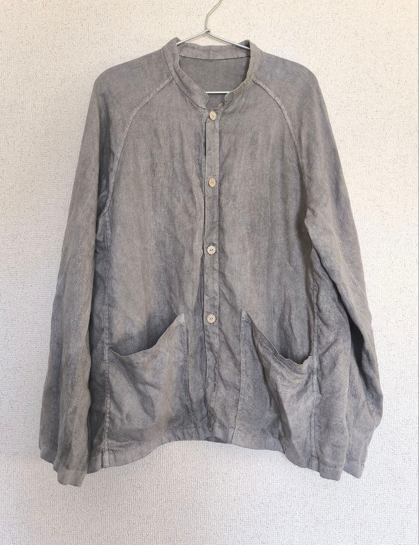 MITTAN JK-44B さざ波大麻ジャケット 松煙 3