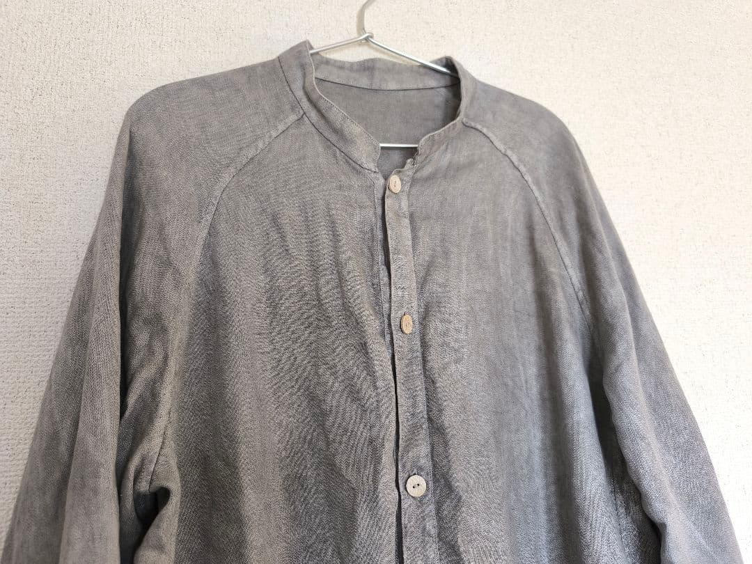 MITTAN JK-44B さざ波大麻ジャケット 松煙 3