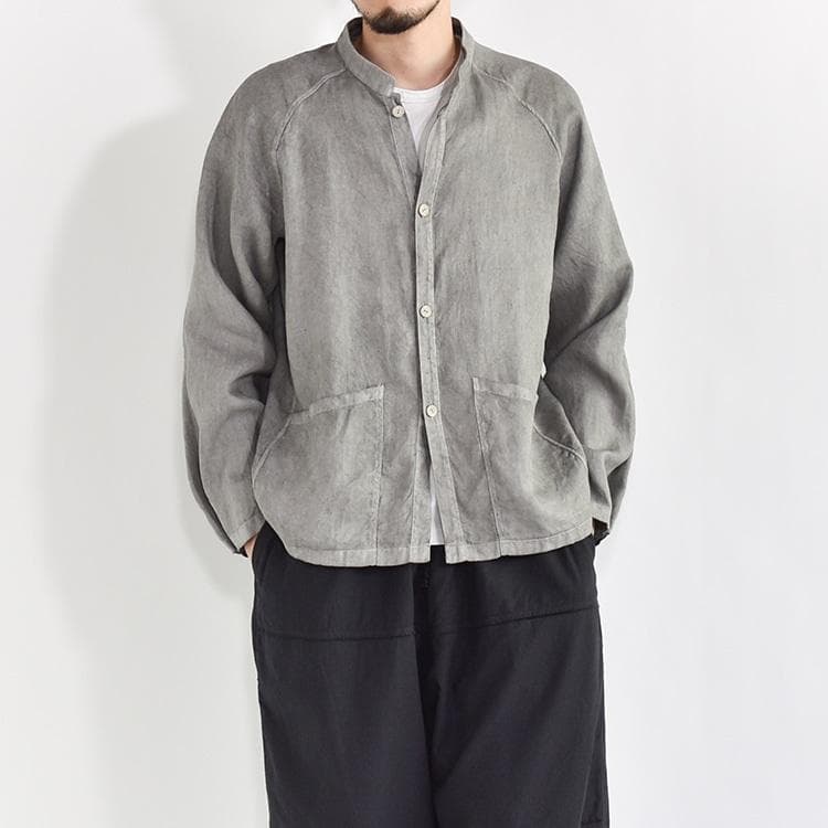 MITTAN JK-44B さざ波大麻ジャケット 松煙 3