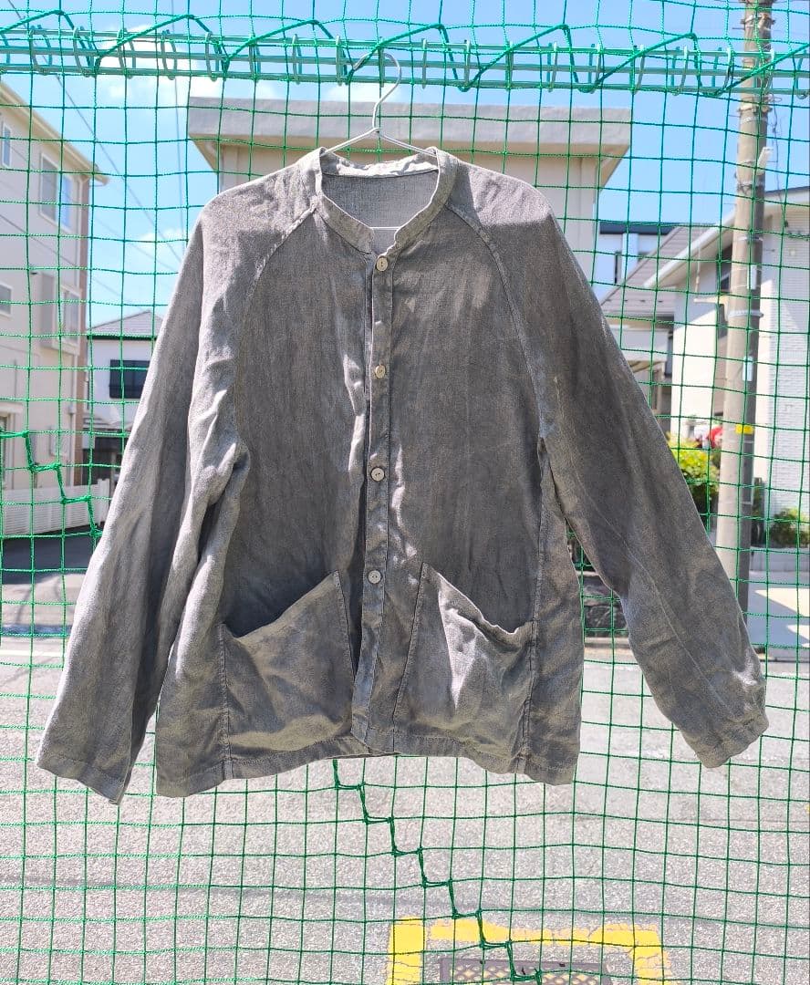 MITTAN JK-44B さざ波大麻ジャケット 松煙 3