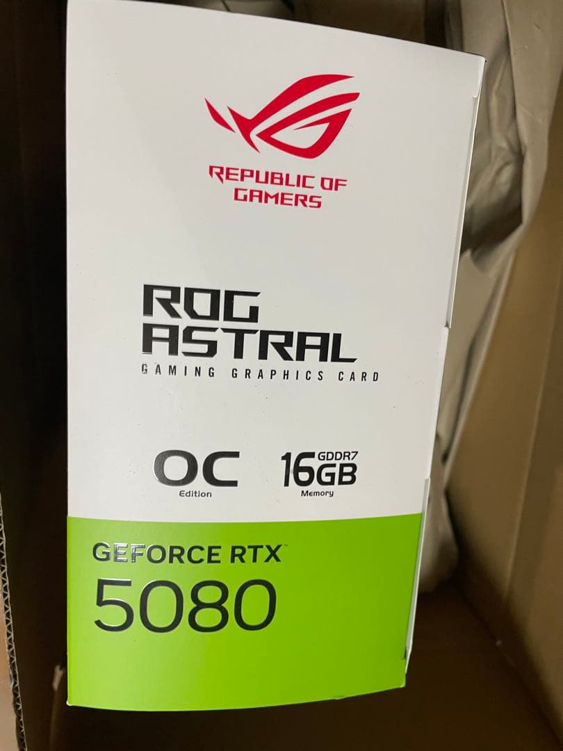 新品未開封 ASUS ROG ASTRAL GEFORCE RTX 5080