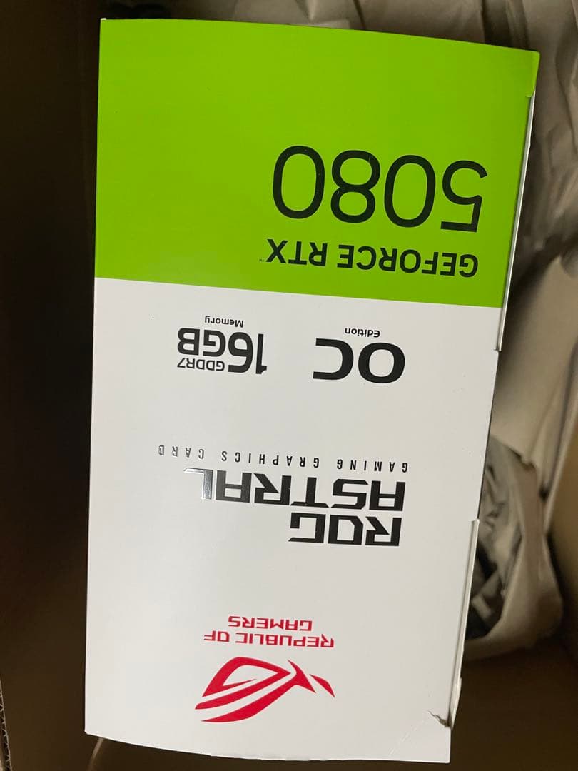 新品未開封 ASUS ROG ASTRAL GEFORCE RTX 5080