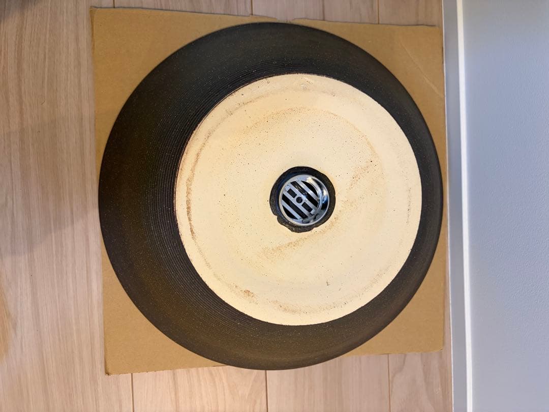 ユニソン　ウォーターポット　陶芸ポット　セレス　ダークブラウン　ガーデンパン