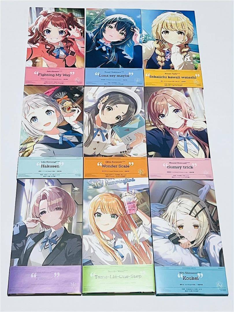 N*e様 学園アイドルマスター 学マス CD 1st single 9枚セット