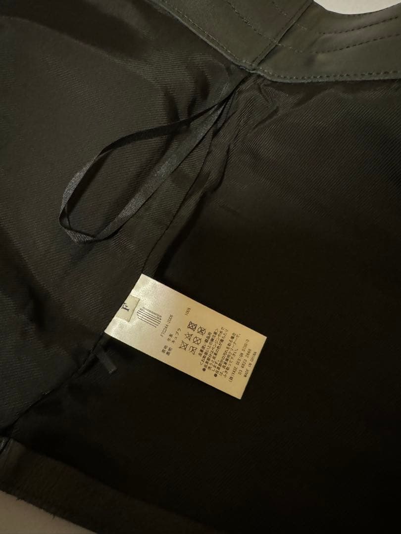 fetico 革ベルトスカート