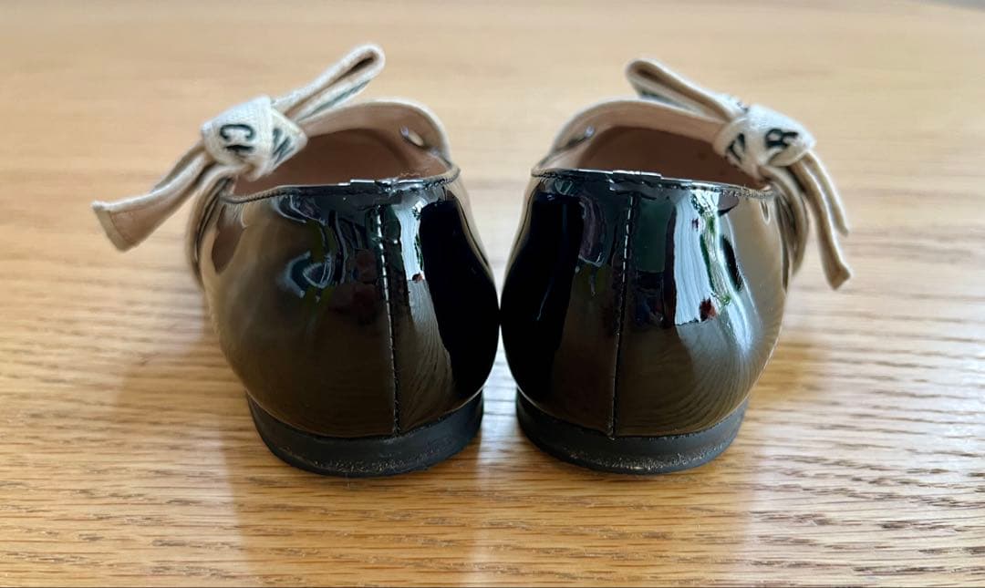 【baby Dior】 バレリーナシューズ 黒 23