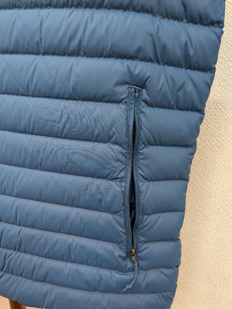 美品 THE NORTH FACE 700 ネイビー ダウンベスト ノース XL