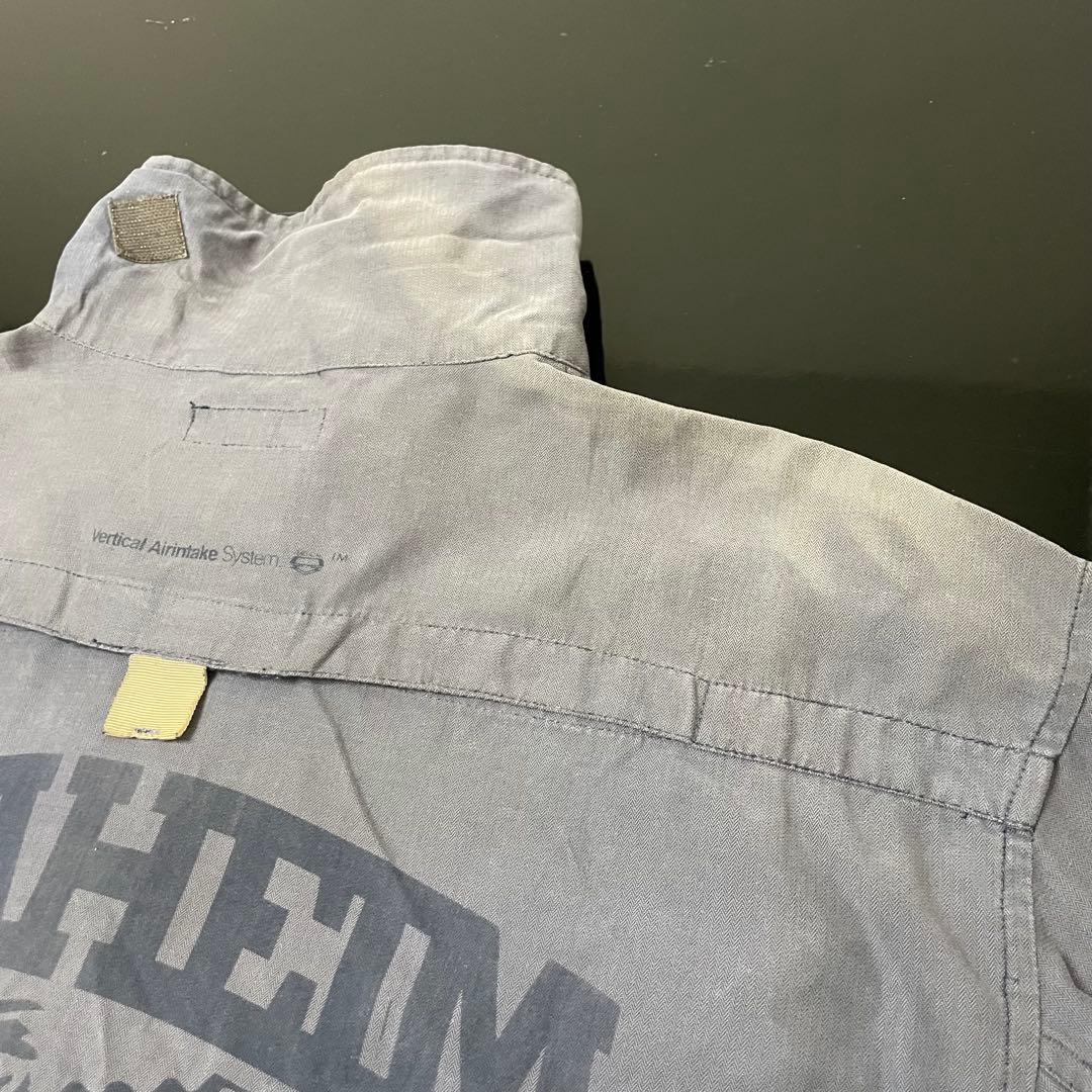 バランスウェアデザイン ツナギ ミリタリー ブルーグレー XL