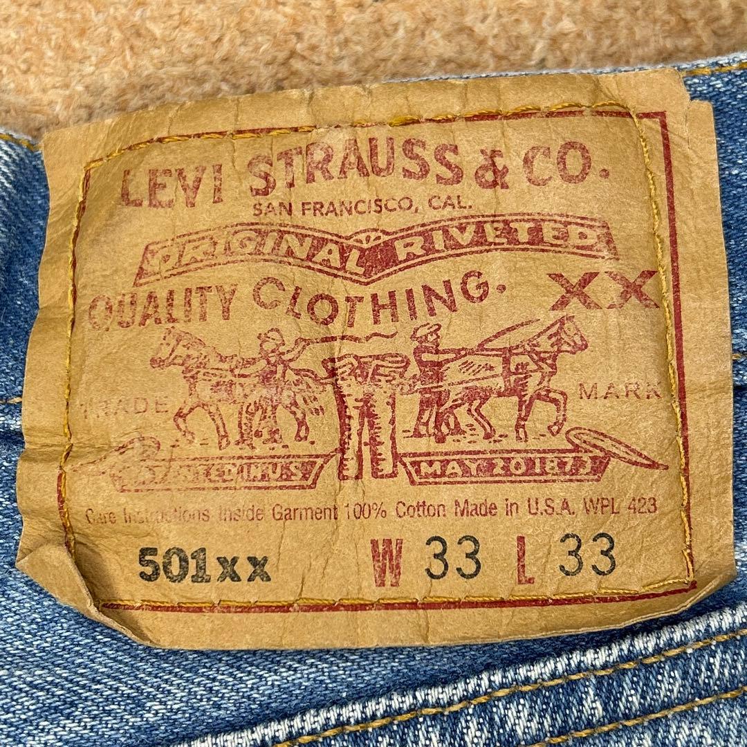 【90s USA Levi's 501xx W33 93米国最終モデル】524