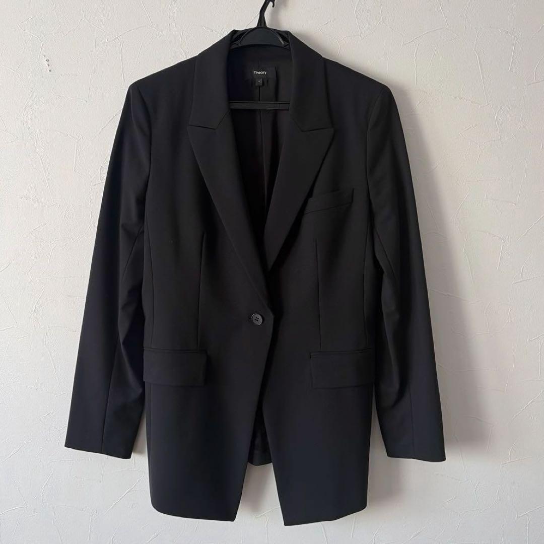 セオリー　Traceable Wool　テーラードジャケット　黒