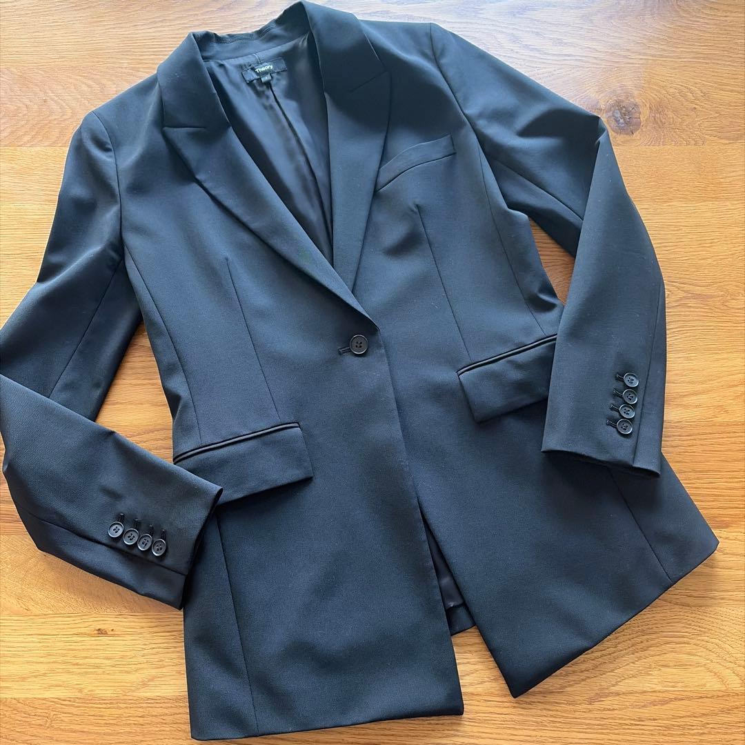 セオリー　Traceable Wool　テーラードジャケット　黒