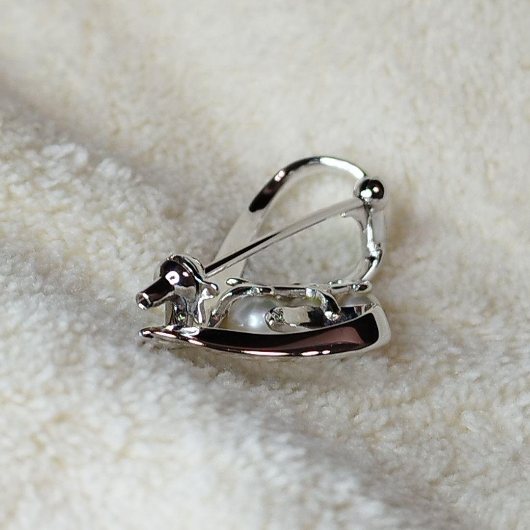 TASAKI タサキ 田崎真珠　パール　レディース　シルバー　ブローチ