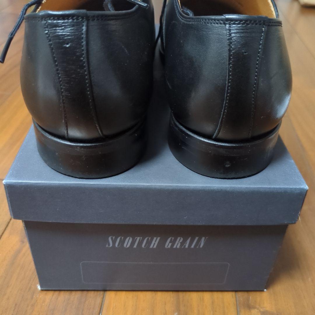 スコッチグレイン EEE 26.0cm 黒 アウトレット品SP0106 中古