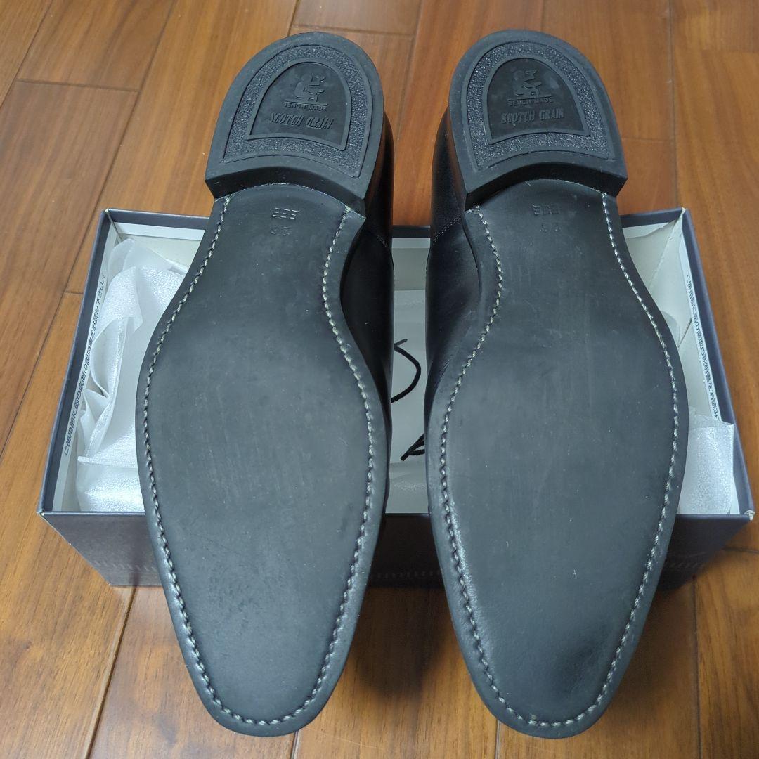 スコッチグレイン EEE 26.0cm 黒 アウトレット品SP0106 中古