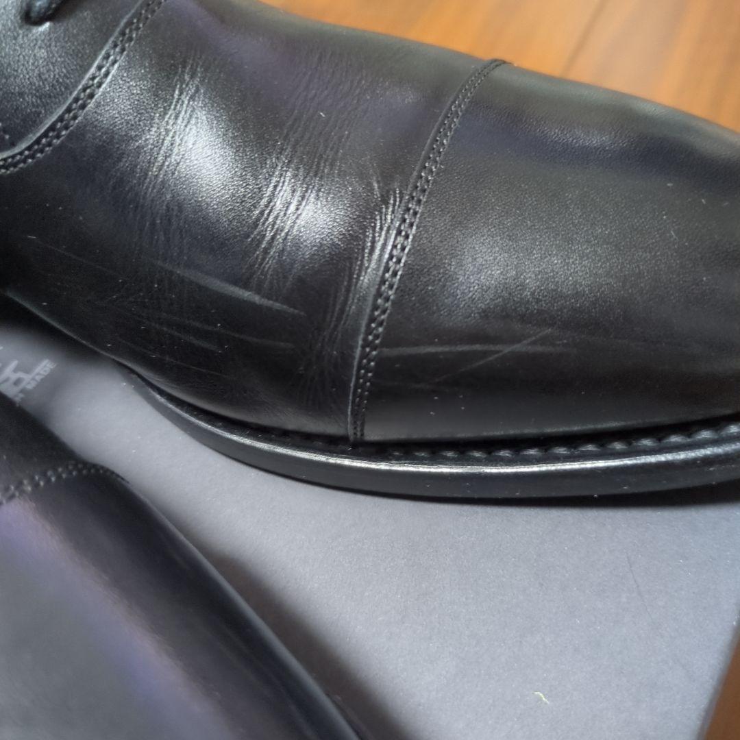 スコッチグレイン EEE 26.0cm 黒 アウトレット品SP0106 中古