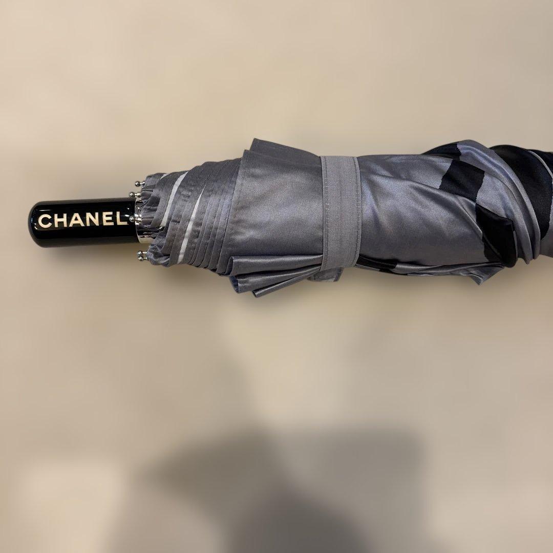 折りたたみ傘　ジャンプ傘　CHANEL
