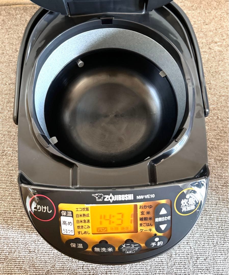 【美品】象印 極め炊き IH炊飯ジャーNW-VE10 動作保証