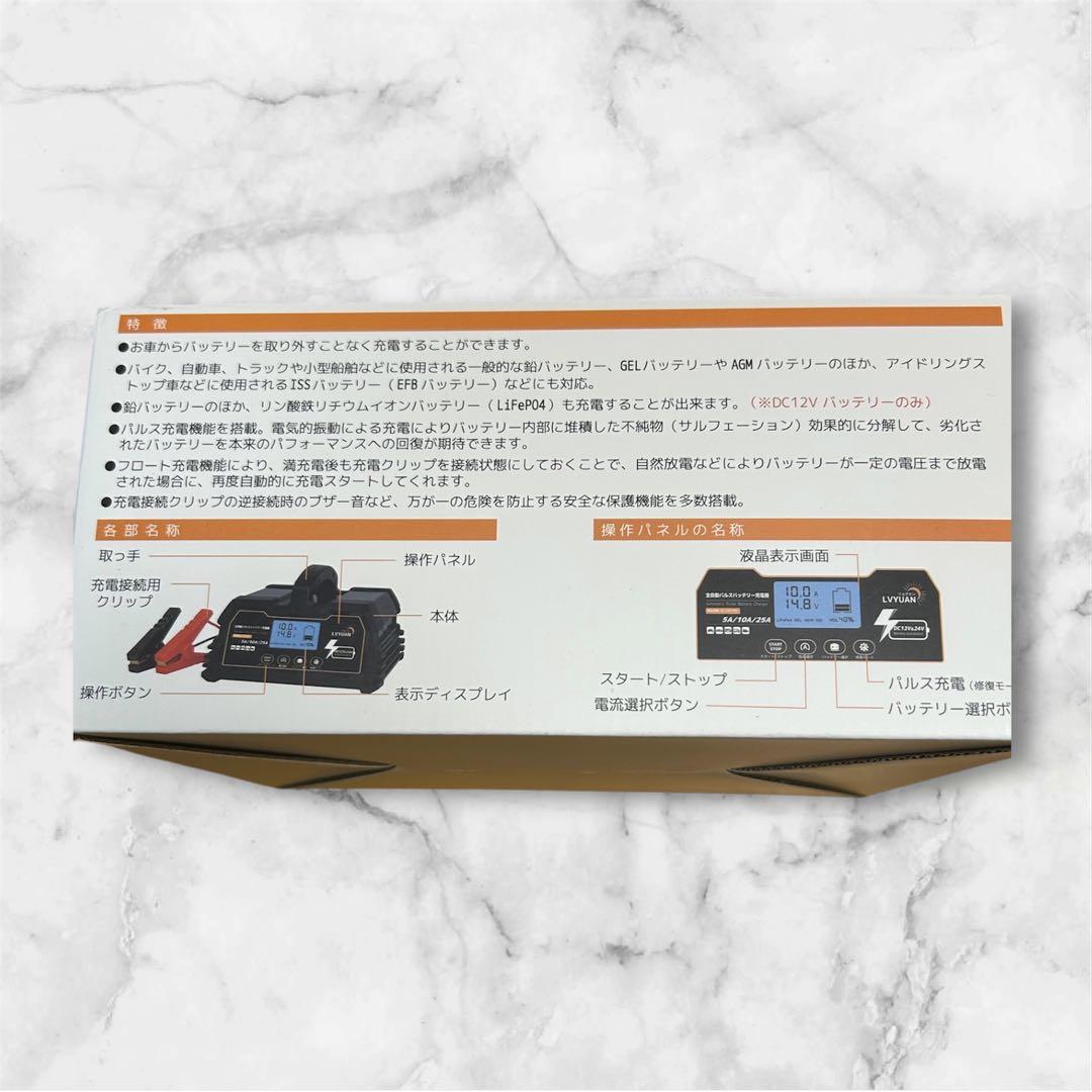 自動パルスバッテリー充電器 BC-250PRO 12V.24V対応 未開封送料込