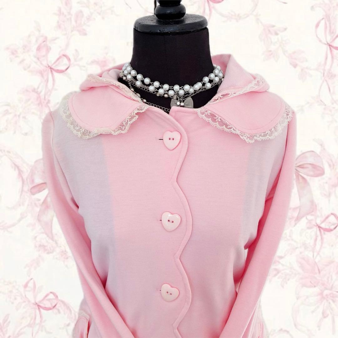 dear my love 夢展望 うさ耳 パーカー フリル　姫ギャル　ミニワンピ