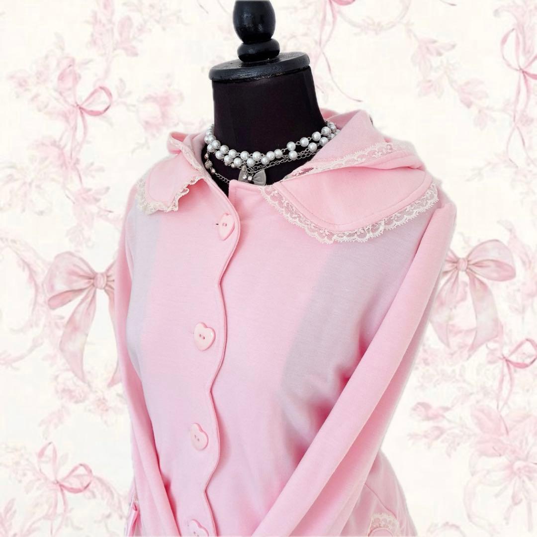 dear my love 夢展望 うさ耳 パーカー フリル　姫ギャル　ミニワンピ