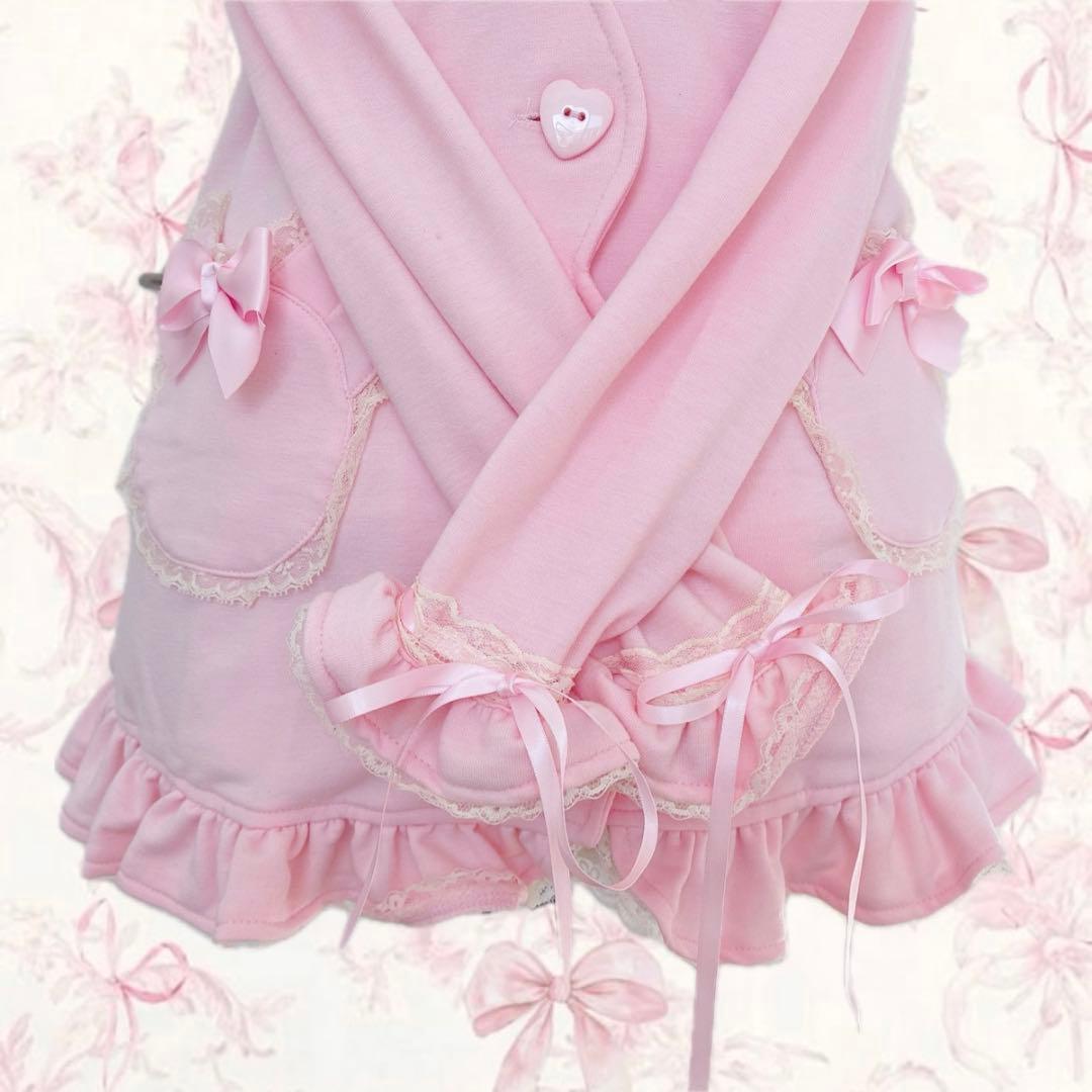 dear my love 夢展望 うさ耳 パーカー フリル　姫ギャル　ミニワンピ