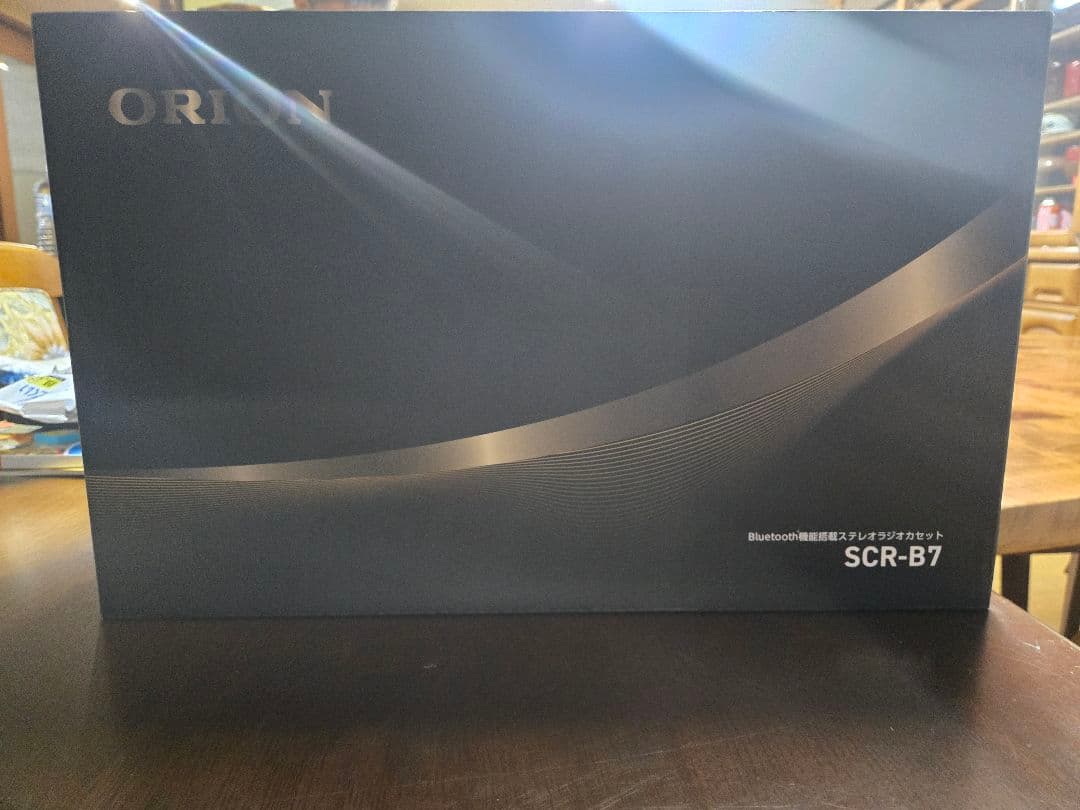 明日迄の出品‼️最安値です。新品　昭和レトロなカセットデッキ SCRーB7